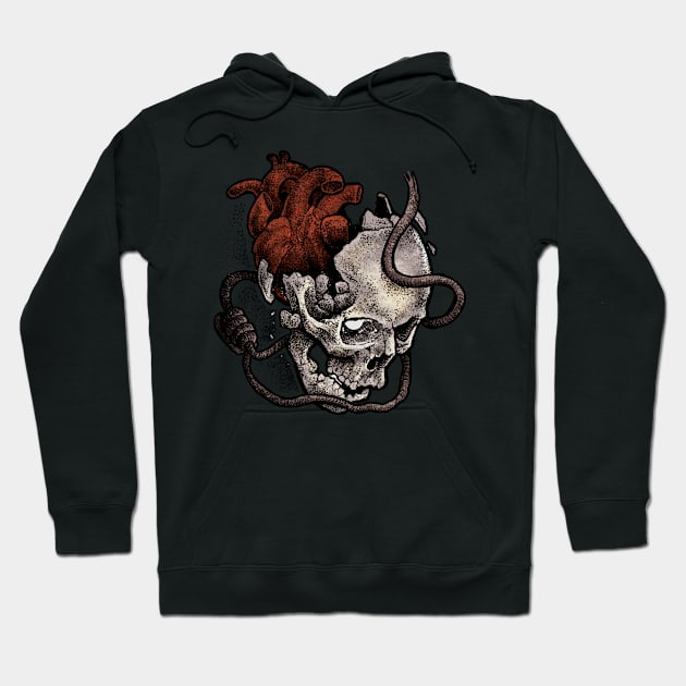 Skull Heart Hoodie by DiegoSpezzoni